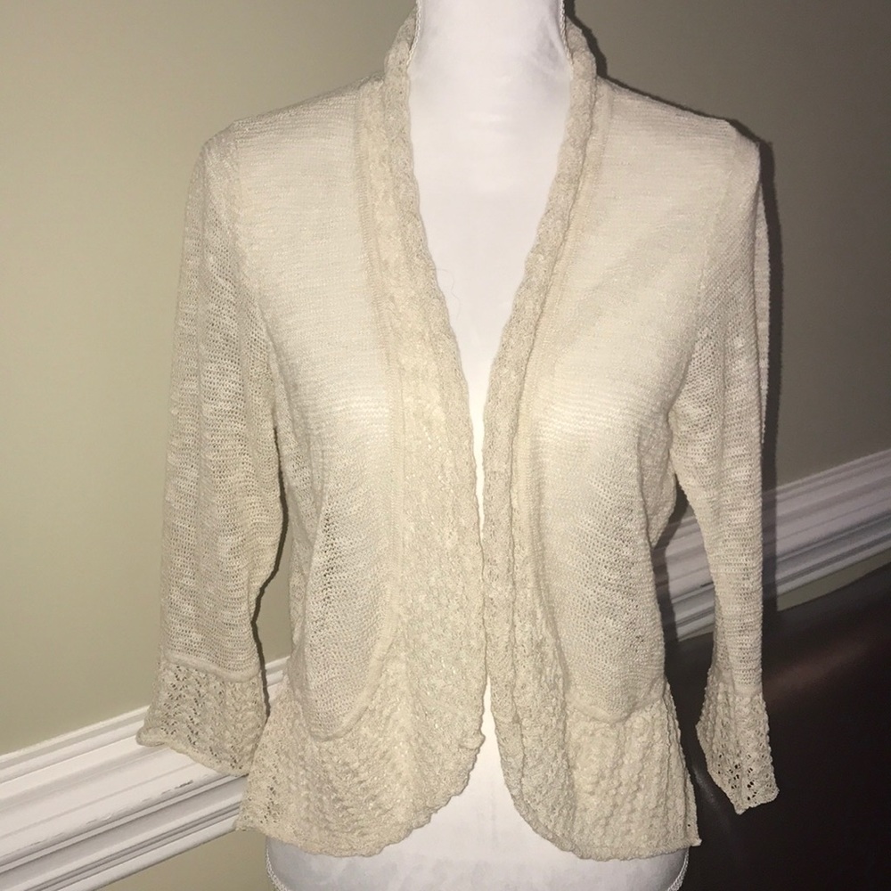 Large cream Torrid lightweight sweater